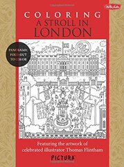 Coloring a Stroll in London: Featuring the Artwork of Celebrated Illustrator Thomas Flintham