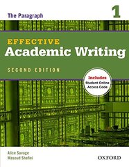 Effective Academic Writing: The Paragraph, Level 1