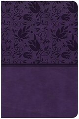 Holy Bible: Christian Standard Bible, Purple, Leathertouch, Ultrathin