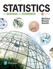 Statistics for Business and Economics + Mystatlab With Pearson Etext
