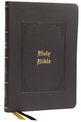 KJV Holy Bible: Large Print Thinline, Black Leathersoft, Red Letter, Comfort Print: King James Version