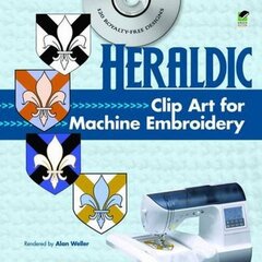 Heraldic Clip Art for Machine Embroidery: Green Edition