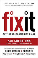 Fix It: Getting Accountability Right: 240 Solutions to Your Toughest Business Problems