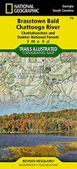 National Geographic Trails Illustrated Map Brasstown Bald / Chattooga River: Chattahoochee & Sumter National Forests Georgia / South Carolina, USA