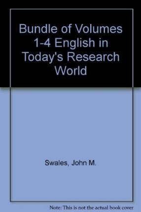 English in Today's Research World