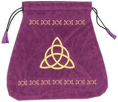 Triple Goddess Velvet Bag by Not Available (NA)
