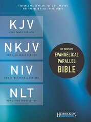 The Complete Evangelical Parallel Bible: King James Version, New King James Version, New International Version, New Living Translation, Red/Gray Flexisoft