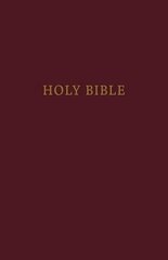 KJV, Pew Bible, Large Print, Hardcover, Burgundy, Red Letter, Comfort Print