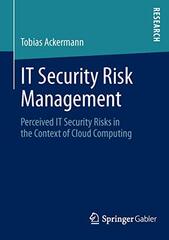 It Security Risk Management: Perceived It Security Risks in the Context of Cloud Computing