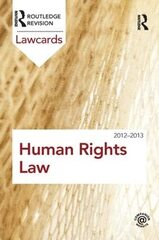 Human Rights Lawcards 2012-2013