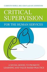 Critical Supervision for the Human Services: A Social Model to Promote Learning and Values-based Practice