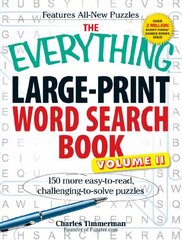 The Everything Large-Print Word Search Book, Volume II