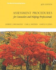 Assessment Procedures for Counselors and Helping Professionals by Drummond, Robert J./ Jones, Karyn Dayle