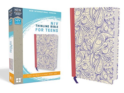 NIV, Thinline Bible for Teens, Hardcover, Purple, Red Letter Edition, Comfort Print