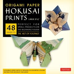Origami Paper Hokusai Prints - Large 8 1/4: Perfect for Small Projects or the Beginning Folder