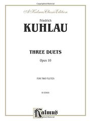 Three Duets for Two Flutes, Op. 10