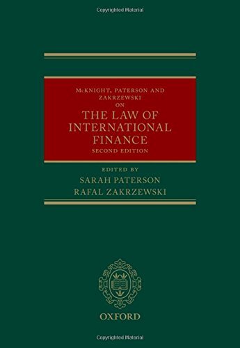 Mcknight, Paterson, & Zakrzewski on the Law of International Finance
