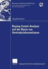 Buying Center-Analyse Auf Der Basis Von Vertriebsinformationen
