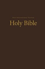 NIV, Value Pew and Worship Bible, Hardcover, Brown