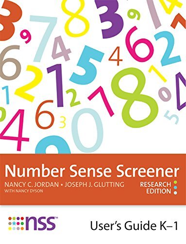 Number Sense Screener (NSS) User's Guide, K-1: Research Edition