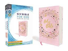 NIV, Bible for Kids, Flexcover, Pink/Gold, Red Letter, Comfort Print