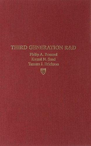 Third Generation R & D: Managing the Link to Corporate Strategy by Roussel, Philip A./ Saad, Kamal N./ Erickson, Tamara J.