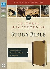 NIV, Cultural Backgrounds Study Bible, Imitation Leather, Indexed