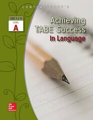Achieving Tabe Success in Language, Level a Workbook