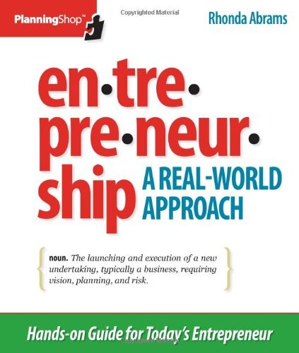 Entrepreneurship: A Real-World Approach by Abrams, Rhonda
