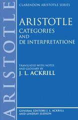 Aristotle's Categories and De Interpretatione