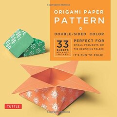Origami Paper Pattern 6 3/4" 33 Sheets: Double-sided Color