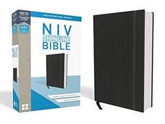Holy Bible: New International Version, Black, Thinline, Red Letter