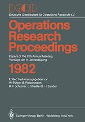 Dgor Papers of the 11th Annual Meeting Vorträge Der 11. Jahrestagung