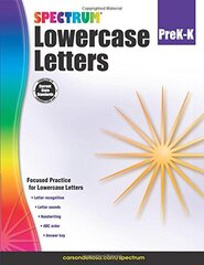 Lowercase Letters, Grades Pk - K