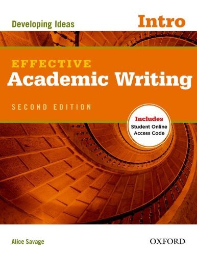 Effective Academic Writing: Intro: Developing Ideas