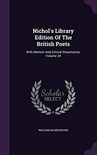 Nichol's Library Edition of the British Poets