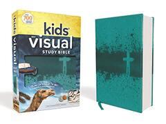 Niv, Kids' Visual Study Bible, Leathersoft, Teal, Full Color Interior