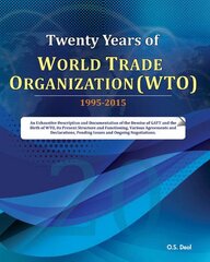 Twenty Years of World Trade Organization (WTO): 1995-2015