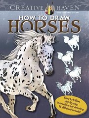 How to Draw Horses Adult Coloring Book