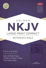 Holy Bible: New King James Version, Purple, LeaterTouch, Holman Reference