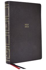 KJV Holy Bible: Paragraph-style Large Print Thinline with 43,000 Cross References, Black Genuine Leather, Red Letter, Comfort Print (Thumb Indexed): King James Version