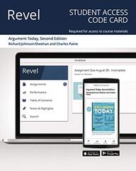 Revel for Argument Today -- Access Card